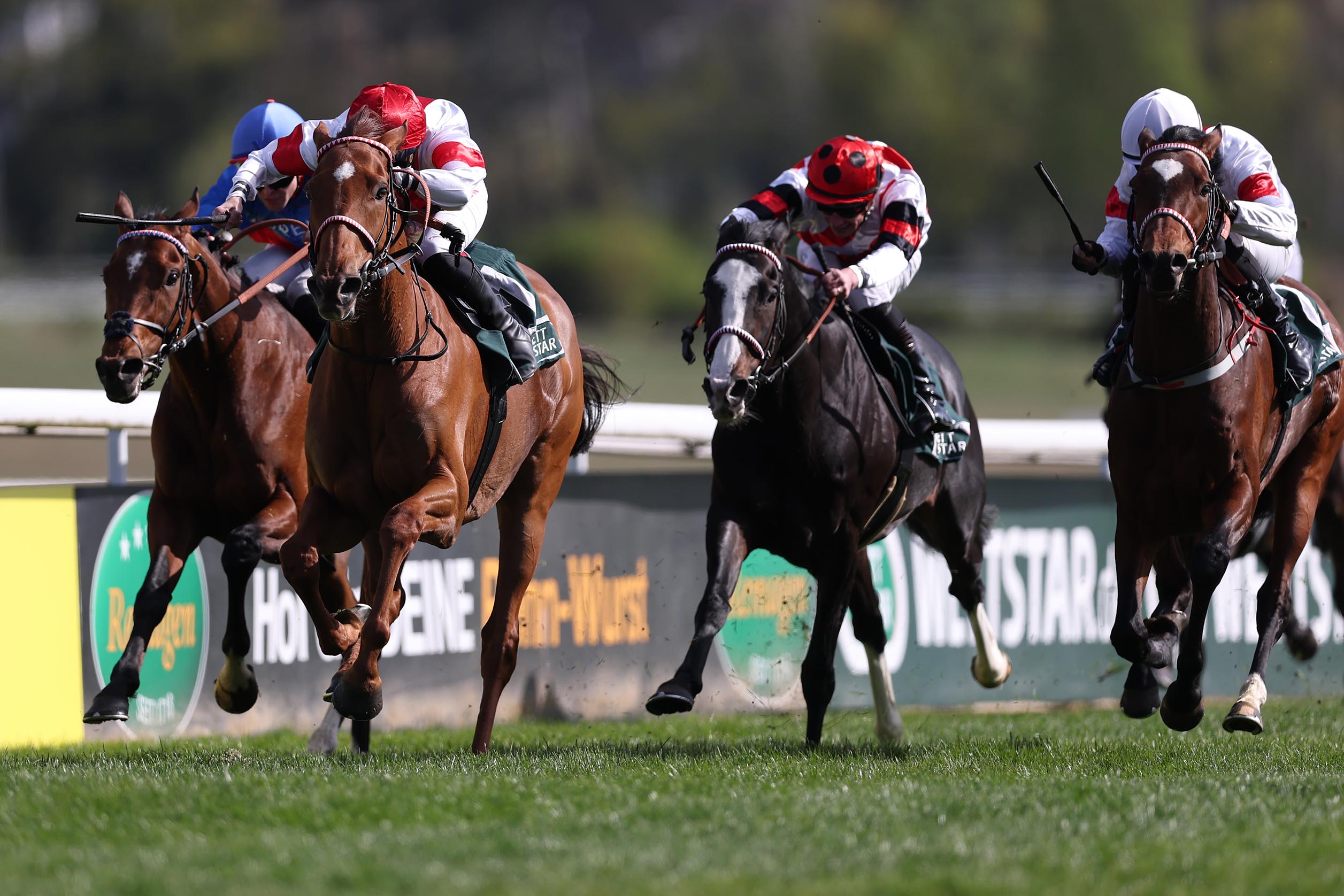 Lordano siegt unter Sibylle Vogt im Engel & Völkers Grand Prix Aufgalopp, L.